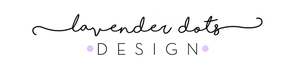 Lavender Dots Design