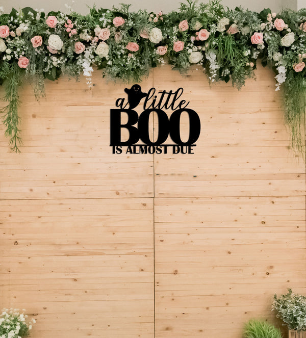 A Little Boo Baby Shower Sign