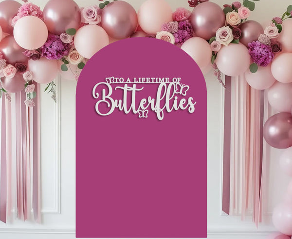 To A Lifetime of Butterflies Bridal Shower Sign