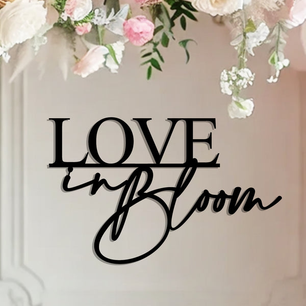 Love in Bloom Bridal Shower Sign