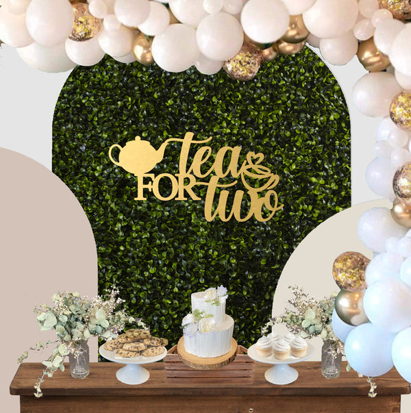 Tea for Two Birthday Sign