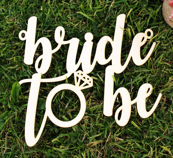 Bride to Be Chair Sign