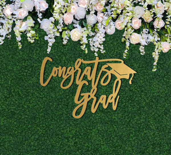 Congrats Grad Graduation Sign